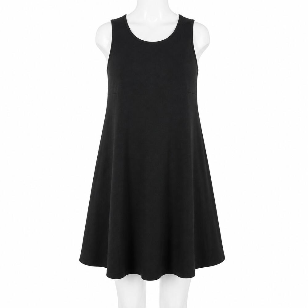 Calvin Klein A-Line Sleeveless Dress - Black - Keyhole Back - Size 12